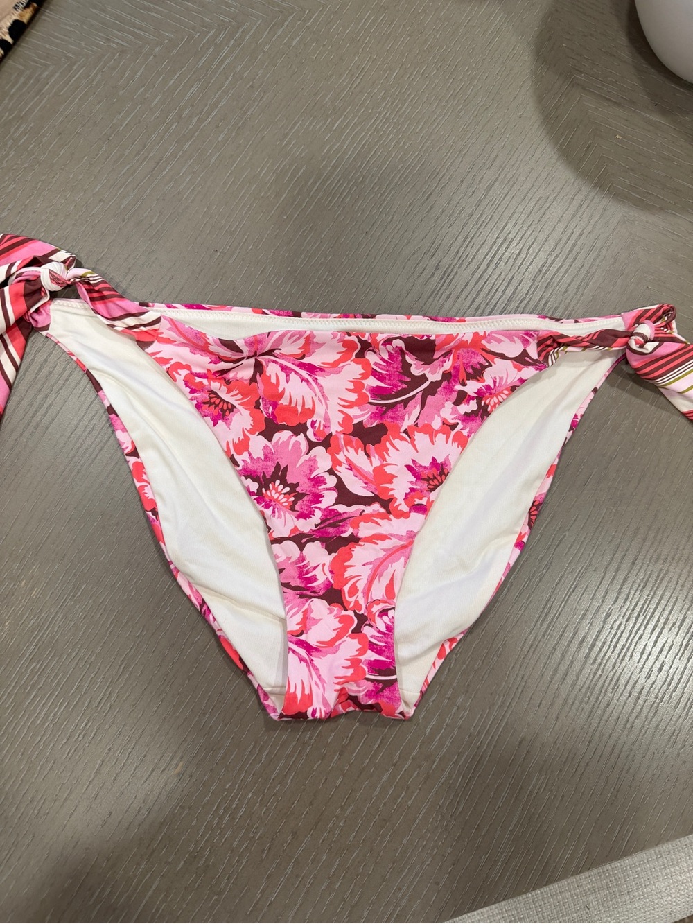 Victoria’s Secret Swim Floral Bikini Bottoms – Size Medium